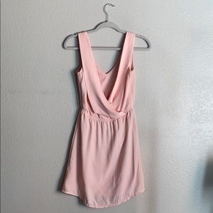 Blush pink formal dress